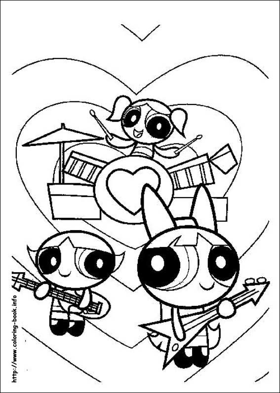 Powerpuff Girls coloring picture